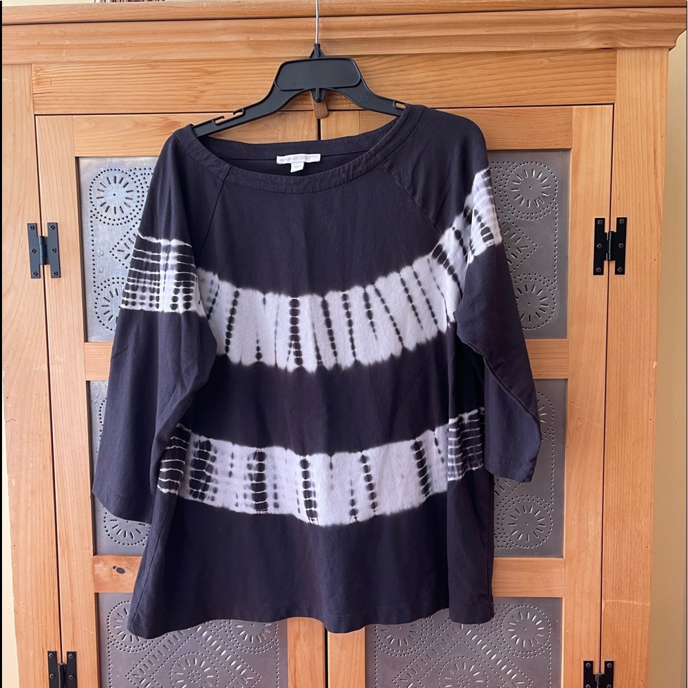J. Jill 3/4 Sleeve tie/dye top.